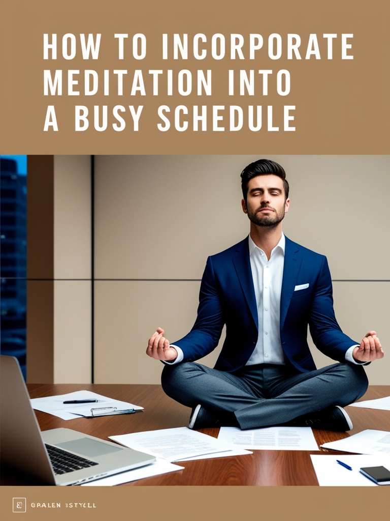 How to Incorporate Meditation into a Busy&nbsp;Schedule
