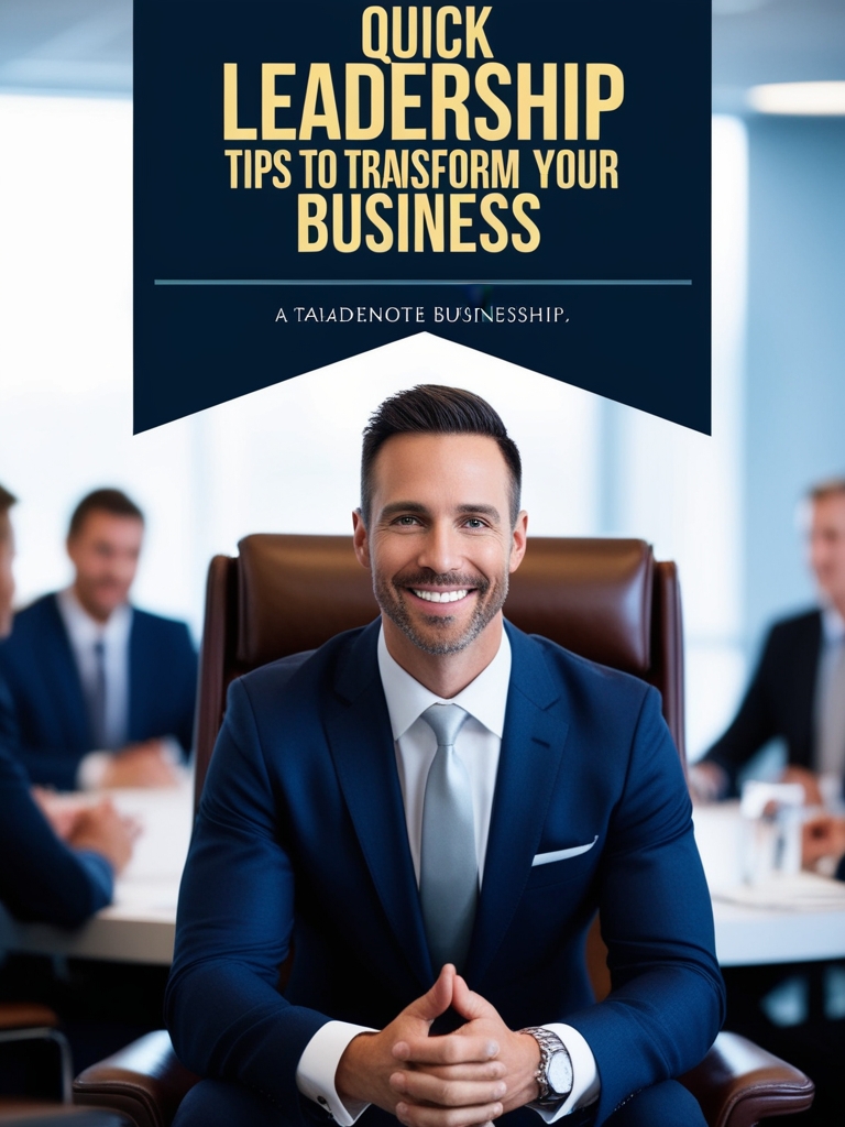 Quick Leadership Tips to Transform Your&nbsp;Business